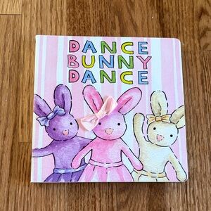 Jellycat Dance Bunny Dance Hardcover Book - Pink, Purple, Yellow